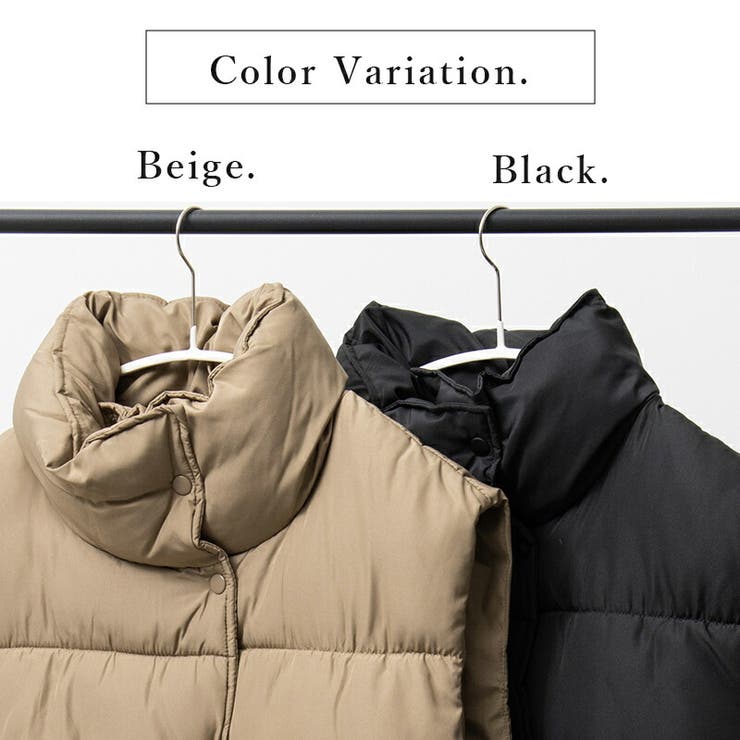 フェイクダウンオーバーベスト アウター ベスト | and it  | 詳細画像4 