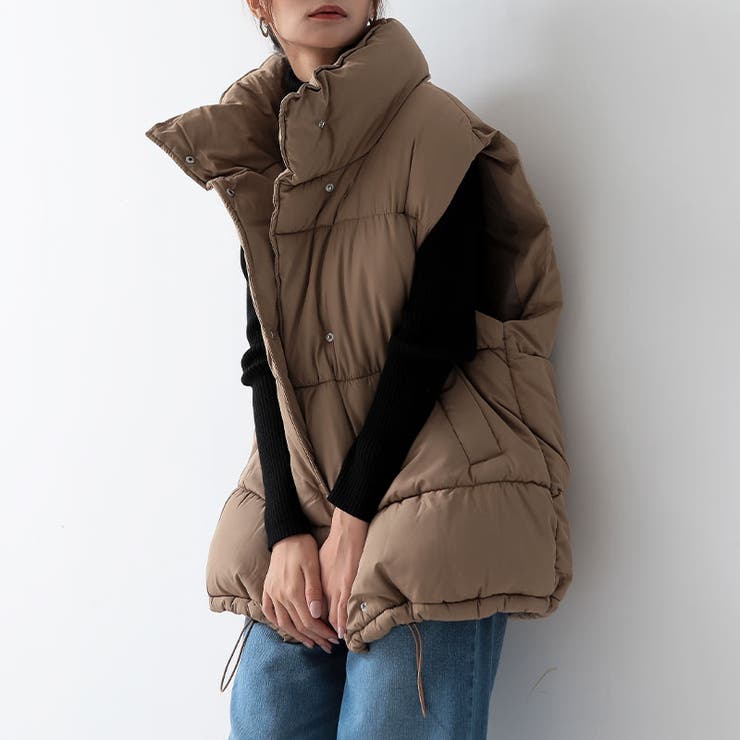 フェイクダウンオーバーベスト アウター ベスト | and it  | 詳細画像7 