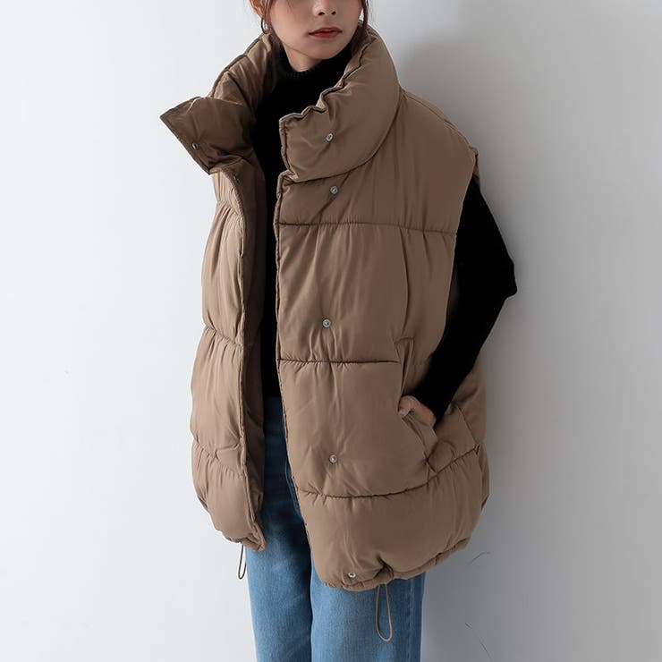 フェイクダウンオーバーベスト アウター ベスト | and it  | 詳細画像8 