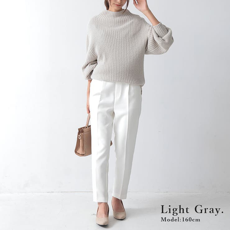 プレミアムヤーンぷっくりスリーブニット ニット レディース | and it  | 詳細画像6 