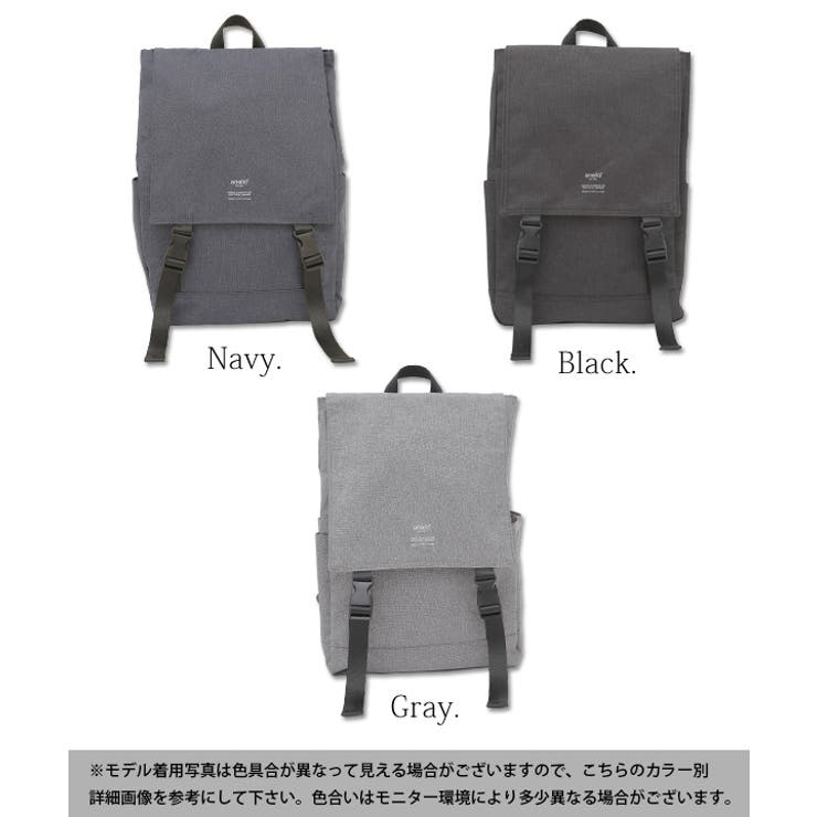 レトロ杢カラーフラップリュック | and it  | 詳細画像7 