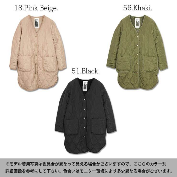 あったか裏ボアキルティングコート 品番 Zx And It アンドイット のレディースファッション通販 Shoplist ショップリスト