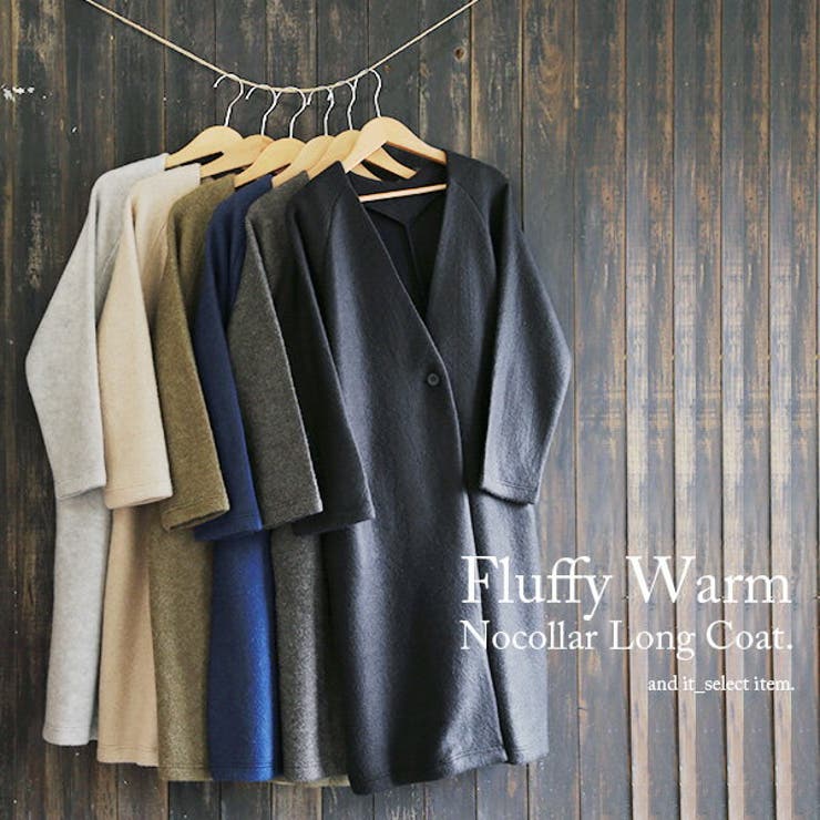 72▢ottod'Ame ノーカラーガウンコート エンジェル TS0528-1 72▢ottod'Ame ノーカラーガウンコート エンジェル TS0528-1