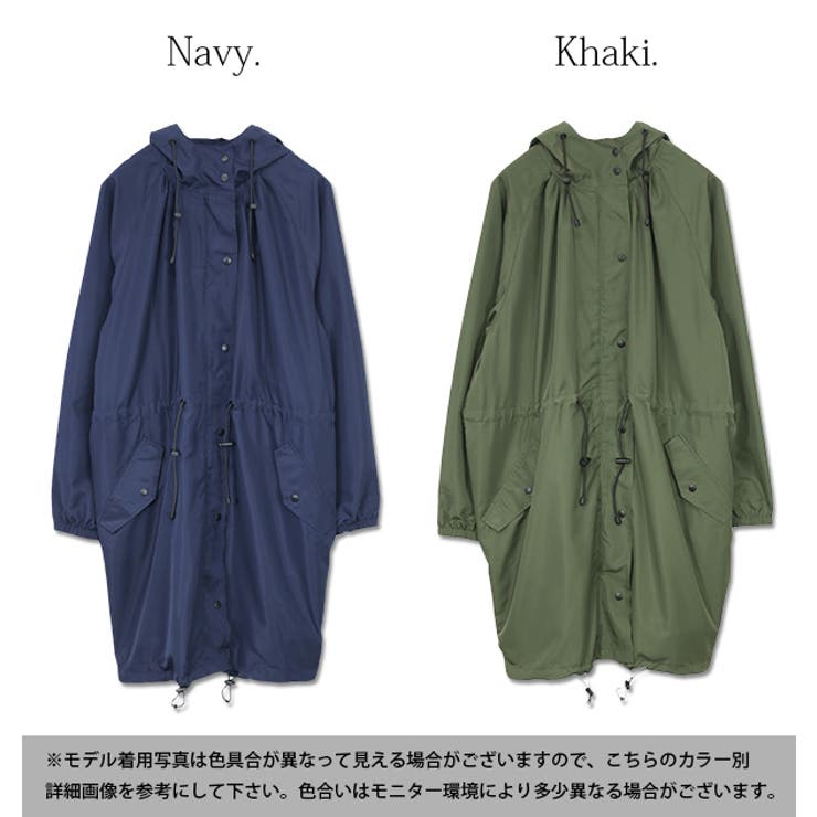 レインウェアライトモッズコートレディース 春夏秋冬 レイン