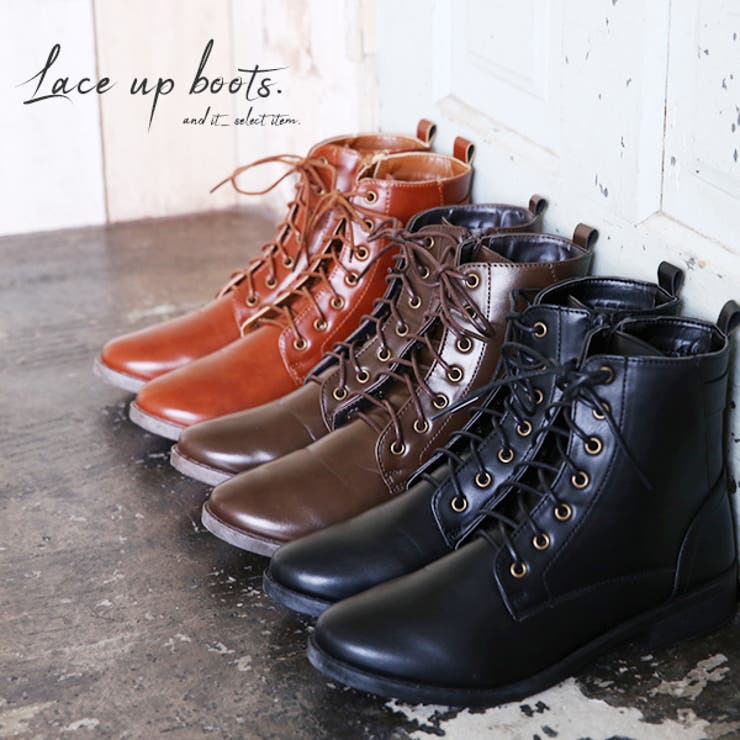 美品✨ フィンコンフォート レースアップブーツブーツ ボルドー サイズ