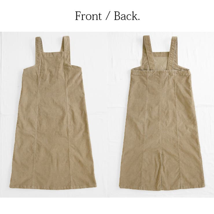 リブレスコールバックスリットジャンパースカートレディース 秋冬 ジャンパースカート | and it  | 詳細画像9 