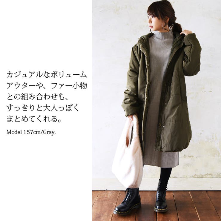 ハイネックリブニットワンピースレディース 秋冬 ワンピース | and it  | 詳細画像13 