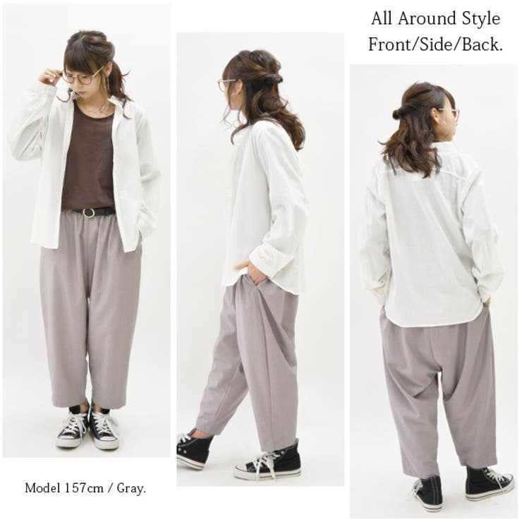 ディージーワイ D*g*yギャザーゆるテーパードツイルパンツ【M】【L】【LL】… | and it  | 詳細画像14 