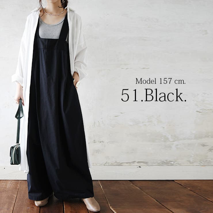 【and it_】サイドギャザーラップサロペットパンツ【M】レディース 春夏秋冬 | and it  | 詳細画像12 