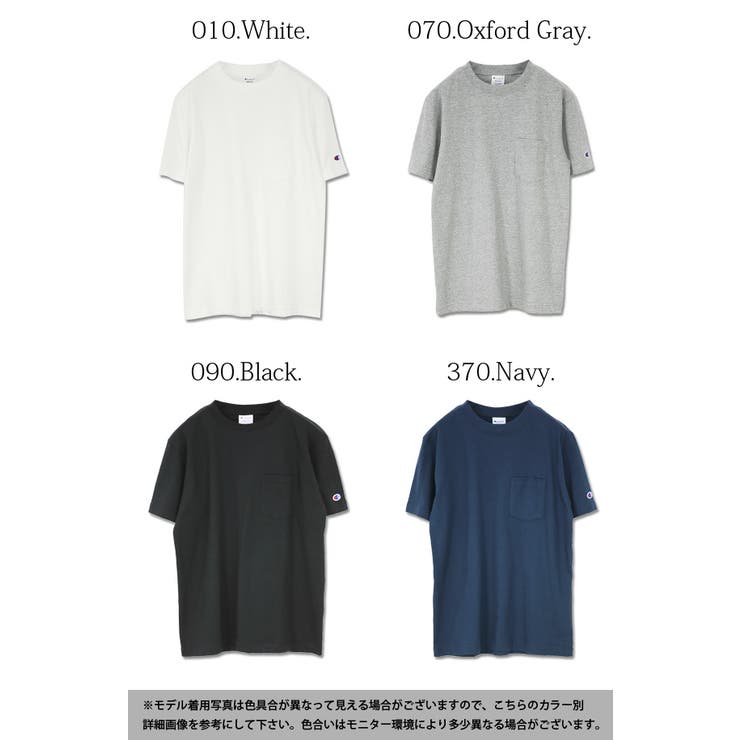 チャンピオン Champion ポケット付きクルーネックコットンTシャツレディース | and it  | 詳細画像2 