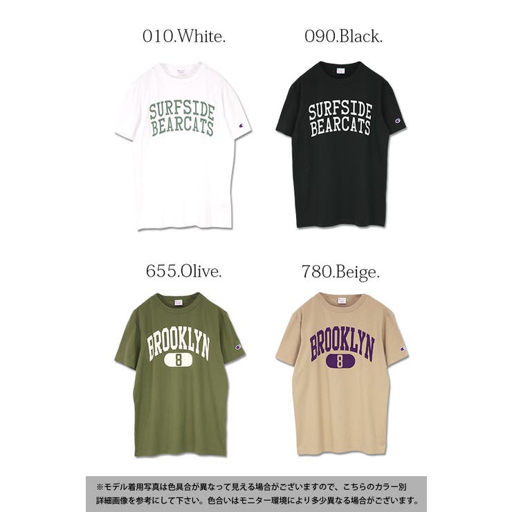 チャンピオン Champion プリントワイドTシャツレディース | and it  | 詳細画像2 