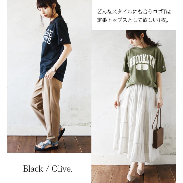 チャンピオン Champion プリントワイドTシャツレディース | and it  | 詳細画像11 