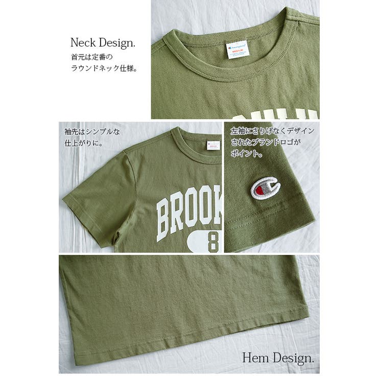 チャンピオン Champion プリントワイドTシャツレディース | and it  | 詳細画像7 