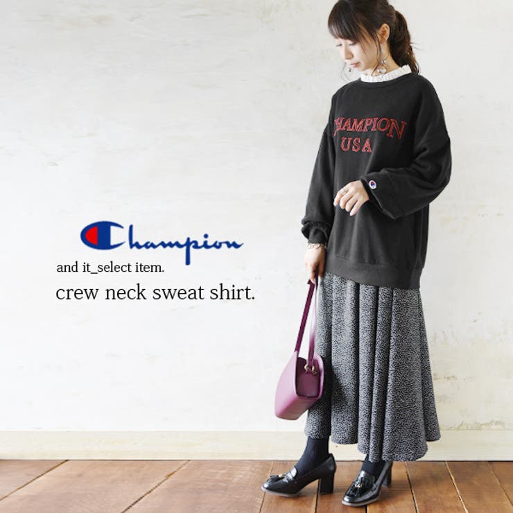 チャンピオン Champion 裏起毛クルーネックスエットトレーナー