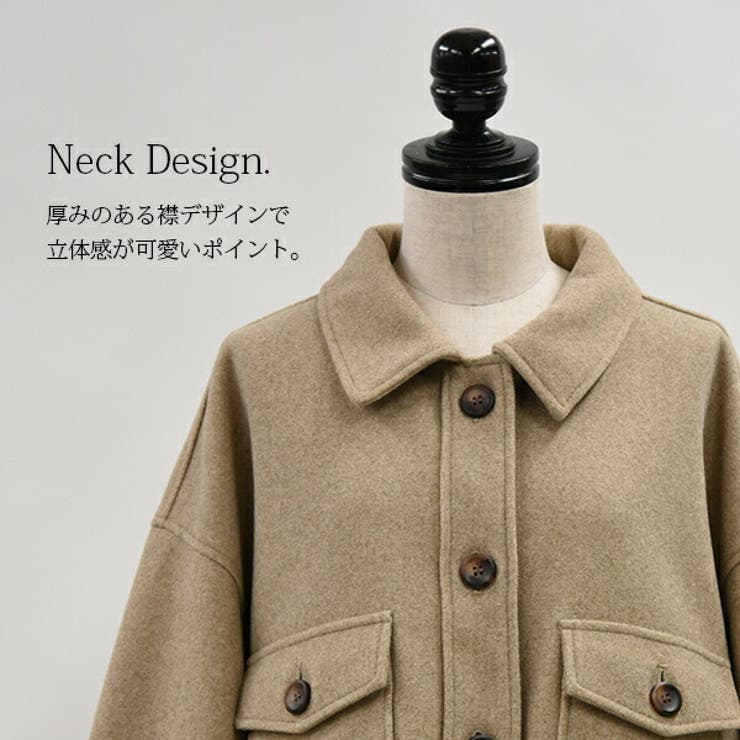 オーバーサイズシャツジャケットレディース 秋冬 アウター[品番