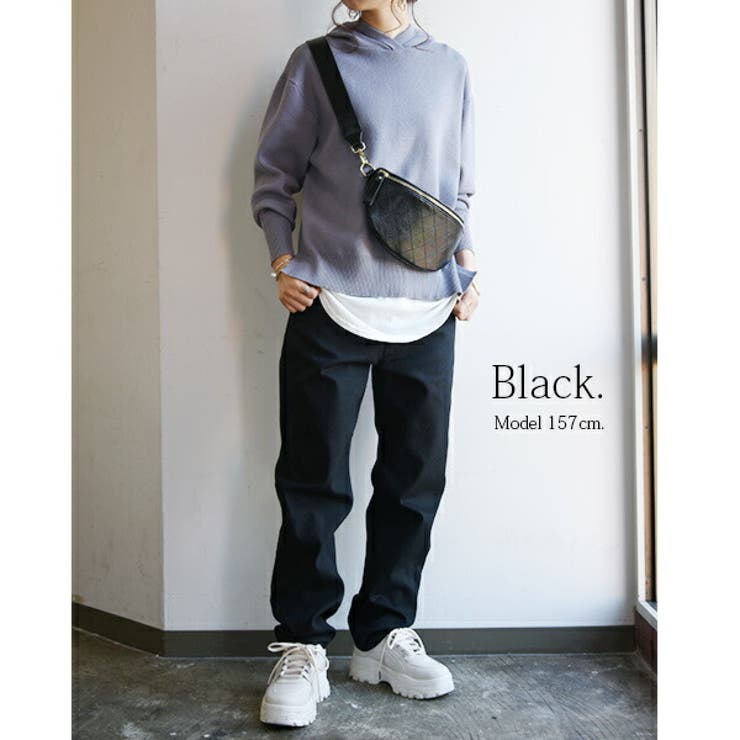 しっとりなめらか裏起毛パンツ【M】【L】【LL】レディース 秋冬 ボトムス | and it  | 詳細画像12 