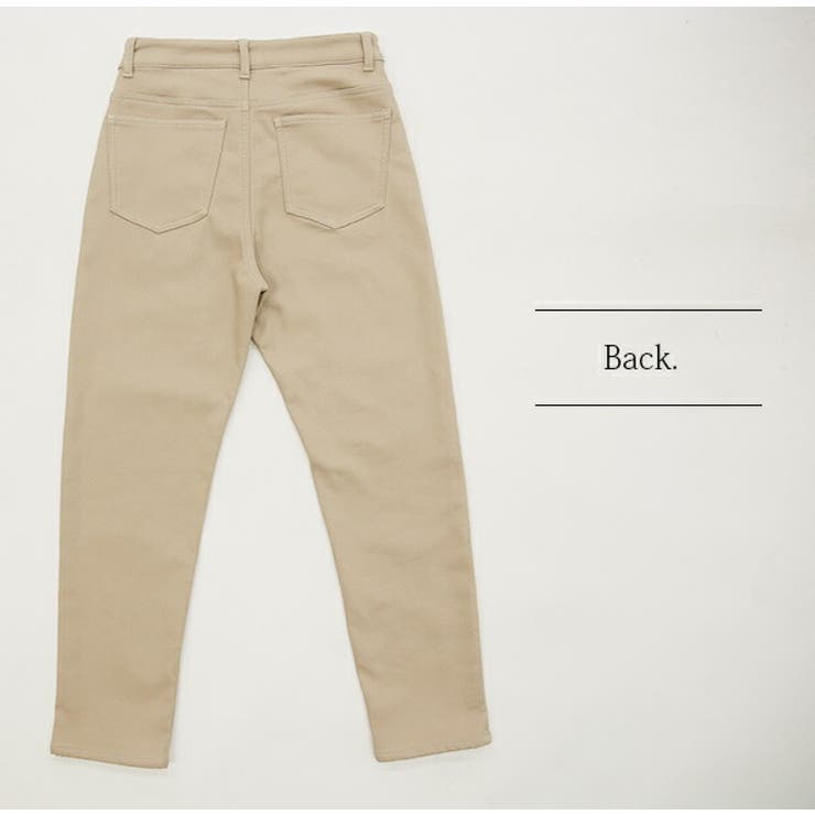 しっとりなめらか裏起毛パンツ【M】【L】【LL】レディース 秋冬 ボトムス | and it  | 詳細画像10 