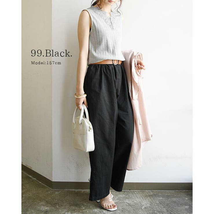 ワイドパンツ レディース 春[品番：ZX000006009]｜and it