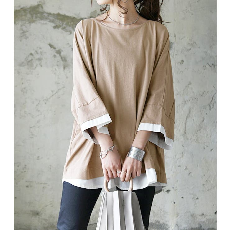 レイヤードポロTシャツ BEIGE 楽天市場】【限定！10%OFFクーポンで3582円】M/Lサイズ [涼感