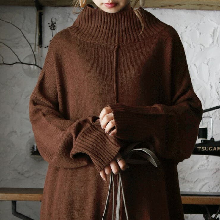 ワンピース レディース ボトルネックニットワンピースニットワンピ 品番 Zx And It アンドイット のレディースファッション通販 Shoplist ショップリスト