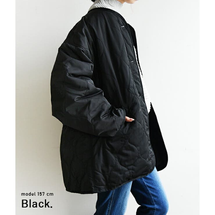 キルティング ジャケット レディース | and it  | 詳細画像14 