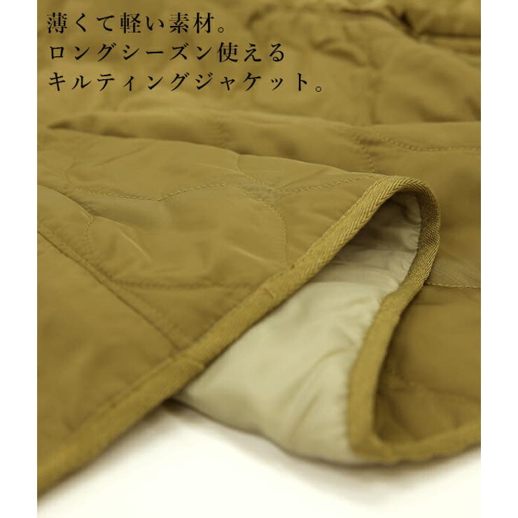 キルティング ジャケット レディース | and it  | 詳細画像19 