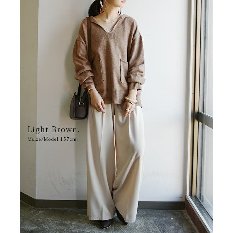 TICCA セーラーカラー ニット ネイビー