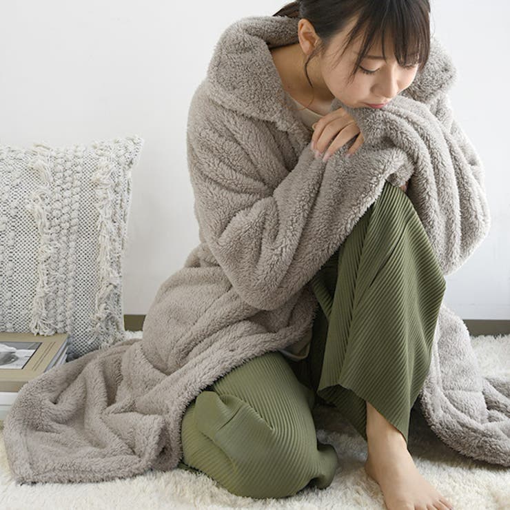 シープタッチルームウェアロングガウン【and it_】【M L】[品番