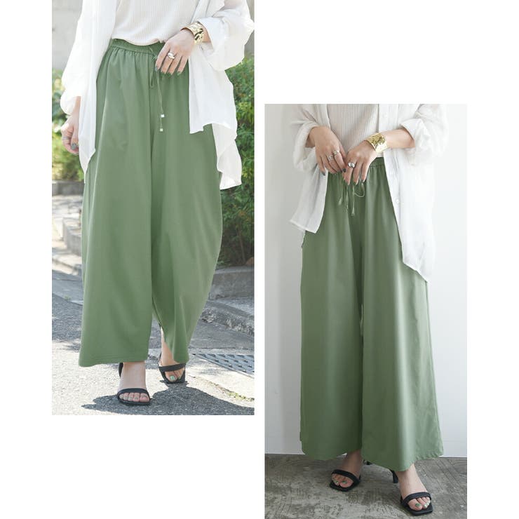 HYODD30パンツ ライトクールストレッチワイドパンツ 夏 パンツ[品番