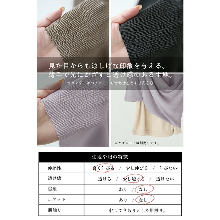 セルフカット楊柳ワンピース ワンピース レディース | and it  | 詳細画像15 