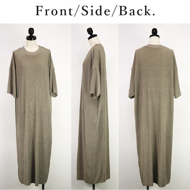 ♡ルネ♡上品ワンピース フロントあき楊柳タイ付ワンピース｜KarLParkLane Style ONLINE SHOP