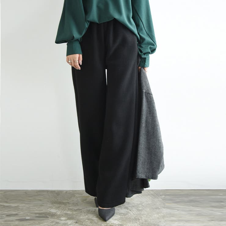 スウェットパンツ レディース ワイドパンツ 裏起毛 裏ボア