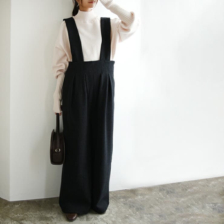 【美品】ローヘンLOHEN サスペンダー付きパンツ36 お値下げ LOHEN サスペンダーパンツ ブラック 36