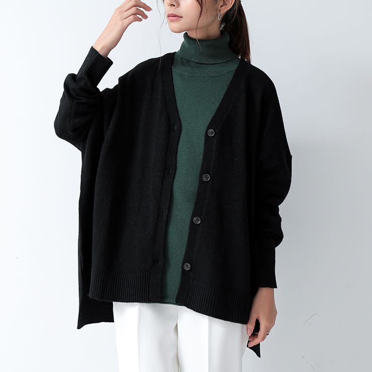 ウールミックスニットワイドカーディガン ニット カーディガン | and it  | 詳細画像11 