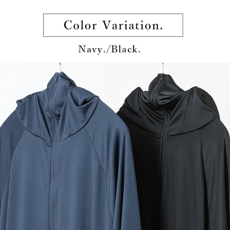 長袖 UVカット&接触冷感ドルマンパーカー パーカー[品番 長袖 UVカット&接触冷感ドルマンパーカー パーカー[品番