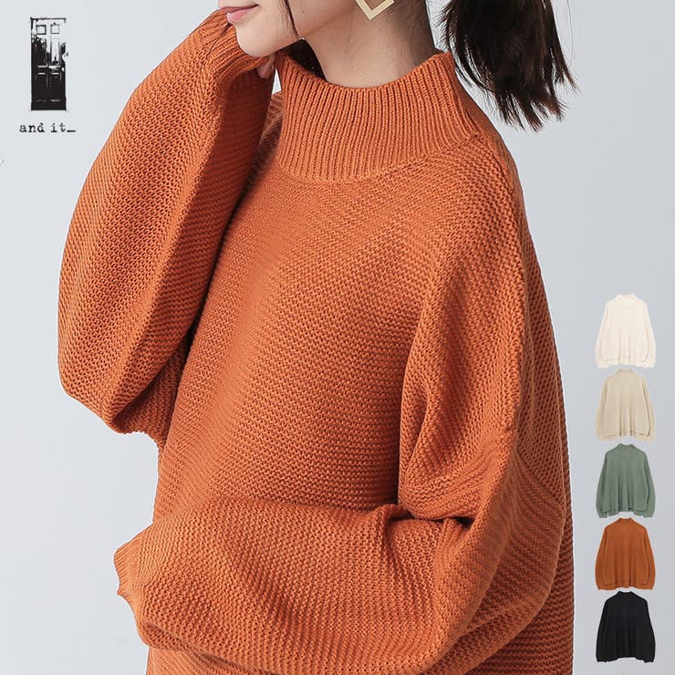 ハイネックセーター sakishimatokyo ニット セーター 「新色追加」「 ラメニット