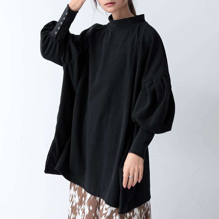 リブスリーブマイクロフリースプルオーバー プルオーバー レディース | and it  | 詳細画像11 