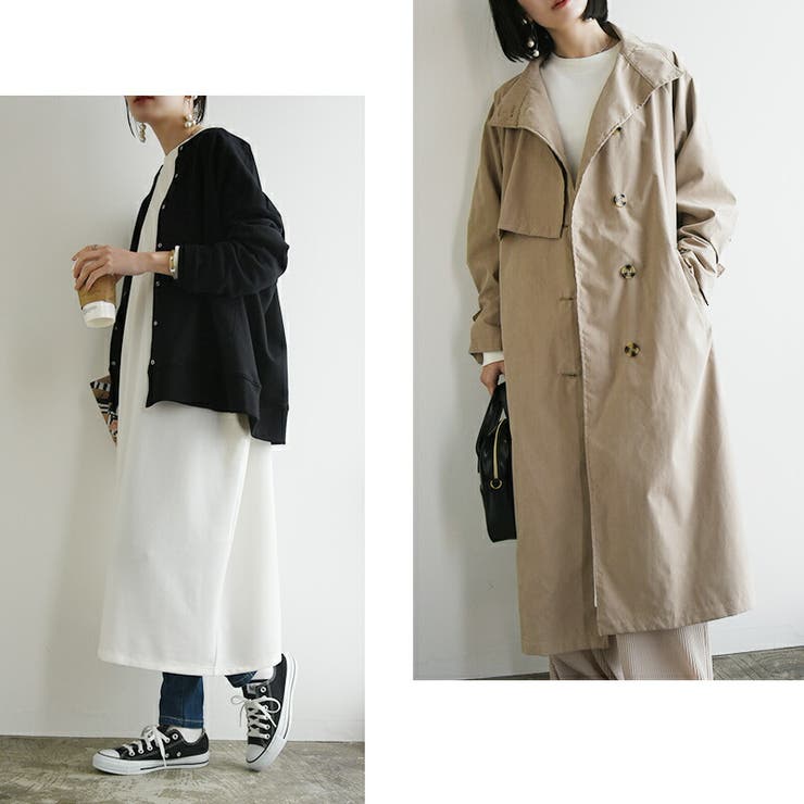 梨地ワイドシルエットワンピース ワンピース レディース | and it  | 詳細画像10 