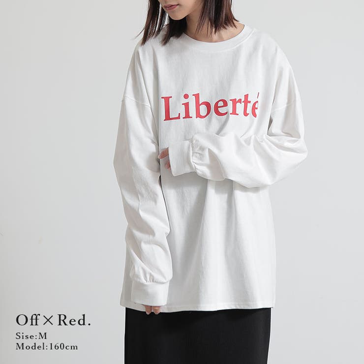 ロゴロングスリーブゆるカットソー カットソー レディース | and it  | 詳細画像8 