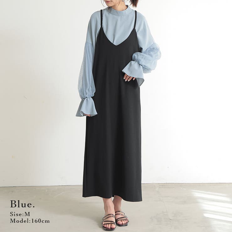 チュールスリーブハイネックブラウス ブラウス レディース | and it  | 詳細画像8 