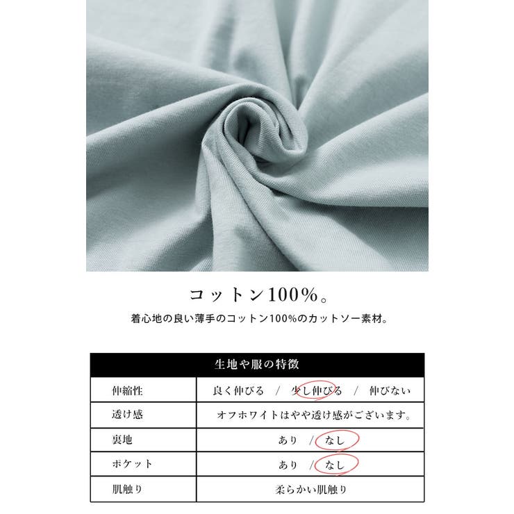 バックタック二の腕カバーコットンTシャツ カットソー レディース | and it  | 詳細画像17 