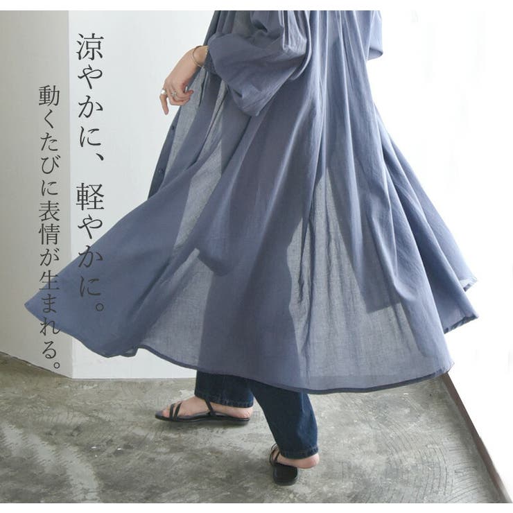 コットンボイル2wayワンピース ワンピース レディース | and it  | 詳細画像17 