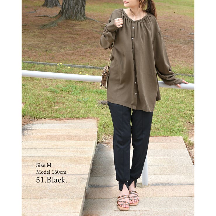 デイリーラッシュガードスリット入りジョガーパンツ ラッシュガード レディース | and it  | 詳細画像12 