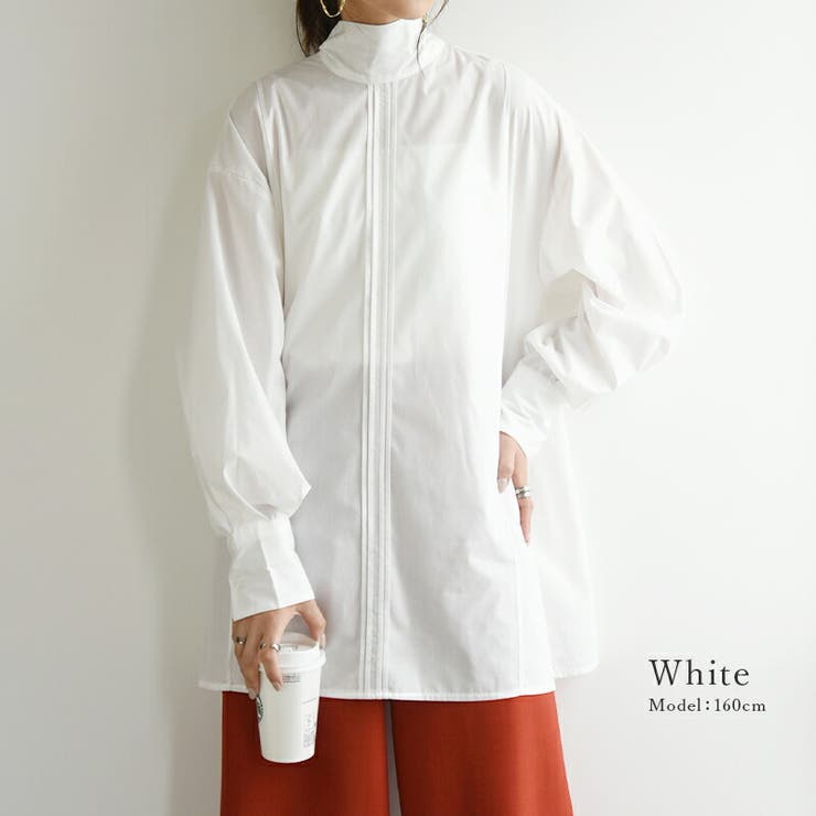 ブロードボウタイピンタックブラウス ブラウス レディース | and it  | 詳細画像6 