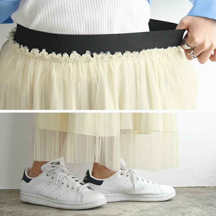 チュールプリーツリバーシブルスカート スカート レディース | and it  | 詳細画像16 