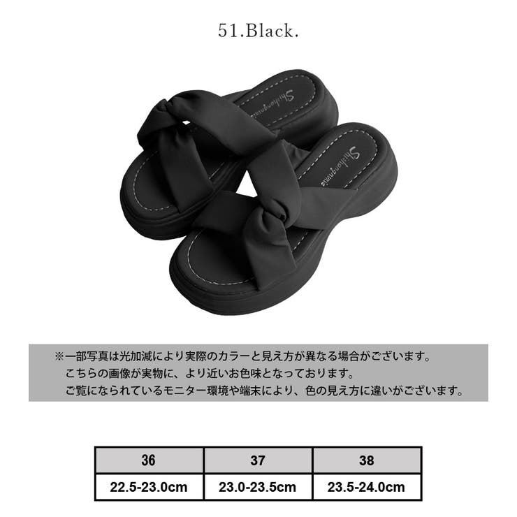 厚底ミュールサンダル サンダル レディースシューズ | and it  | 詳細画像2 