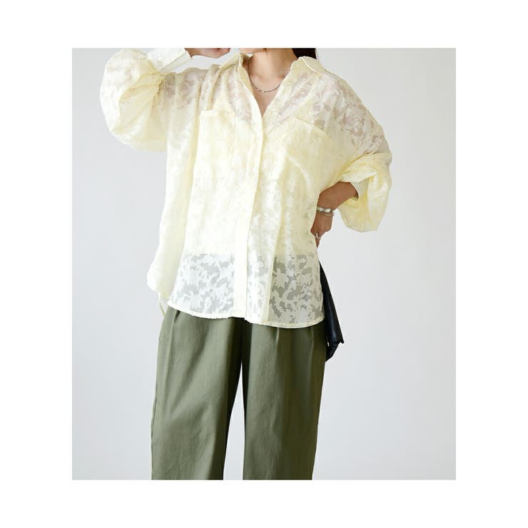 シアージャガードオーバーシャツ シャツ レディース | and it  | 詳細画像10 