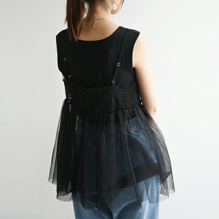 ラメチュールキャミソール キャミソール レディース | and it  | 詳細画像7 