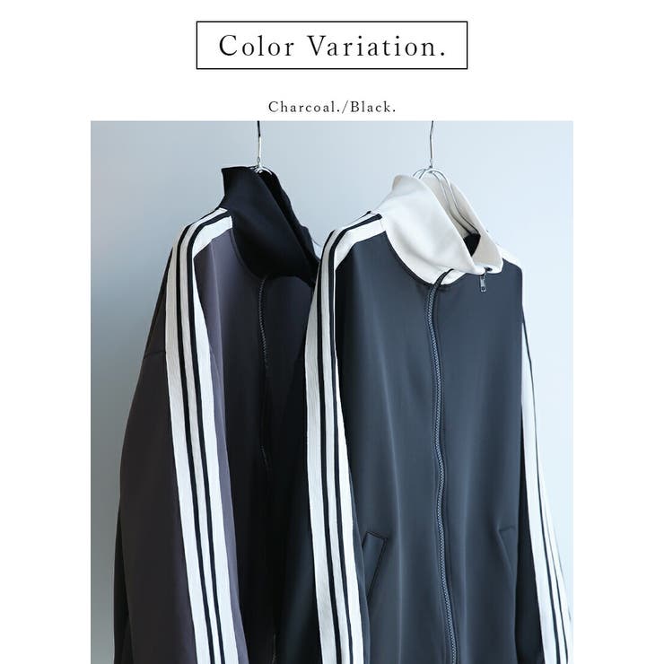 オーバーサイズトラックジャケット ジャケット レディース[品番
