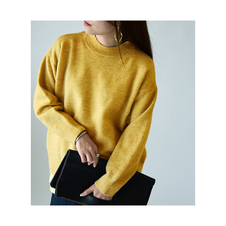 ミックスカラーオーバーニット ニット レディース | and it  | 詳細画像14 